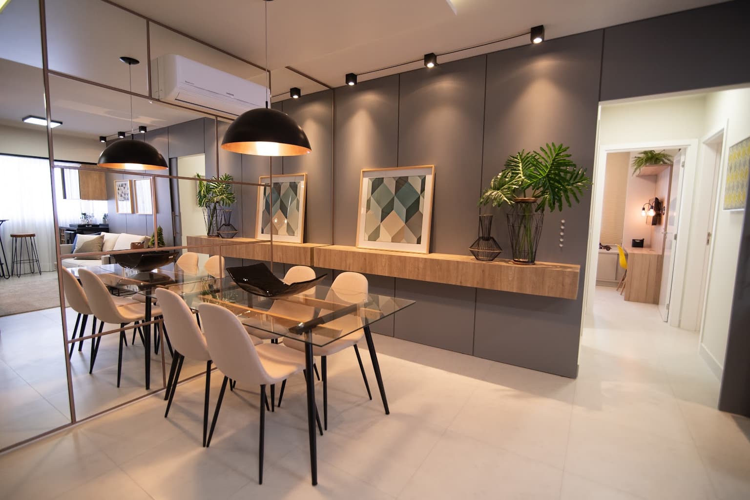 Sala de estar Pavia Residencial