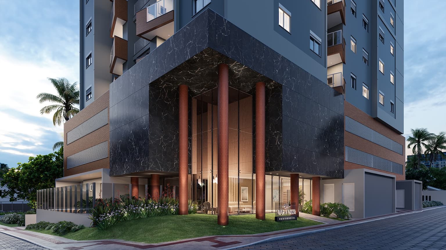 Acesso Principal — Mar di Nizza Residencial