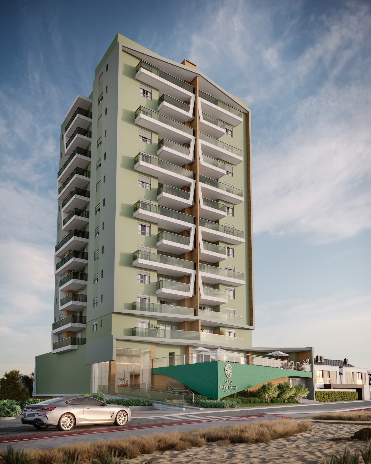 Fachada Mar Positano Residencial